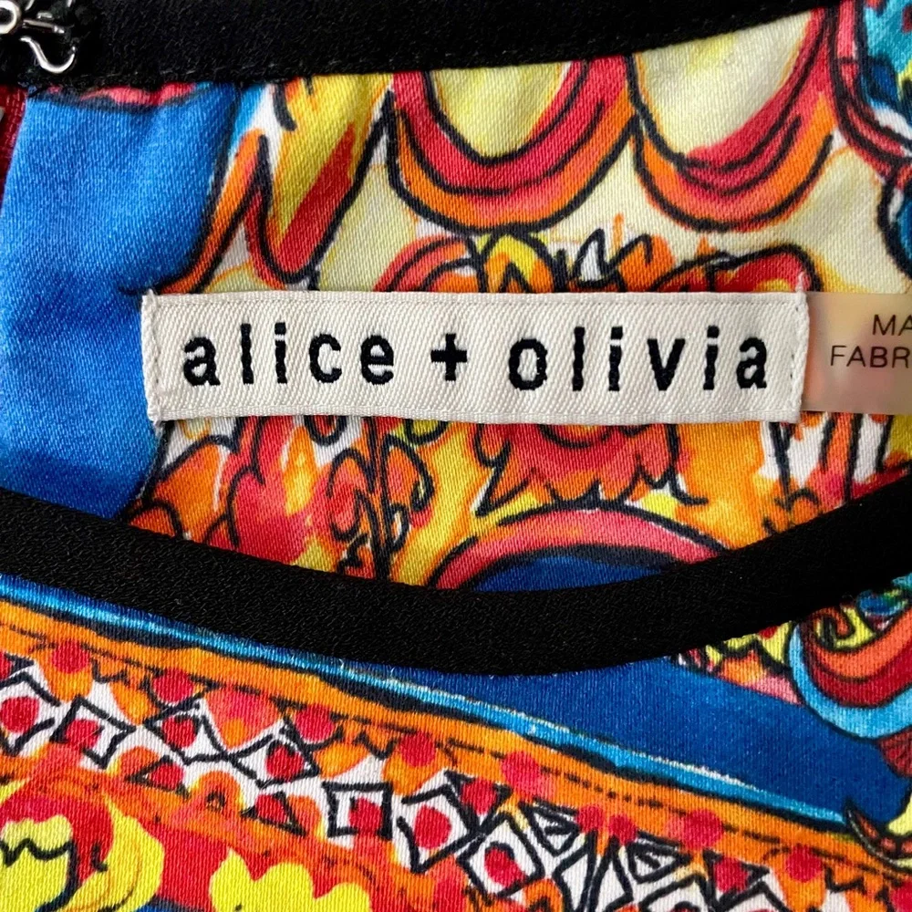 ALICE + OLIVIA Havana Town TISHA A-Line Shift DRESS Size 2